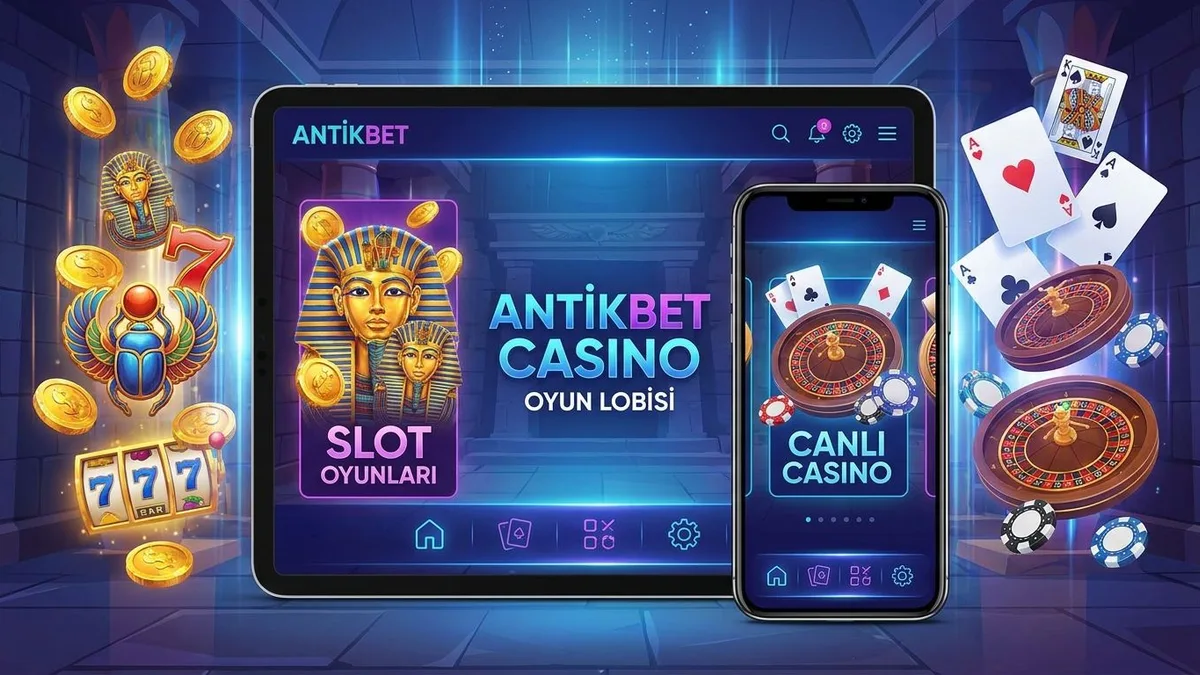 Antikbet casino oyun lobisi